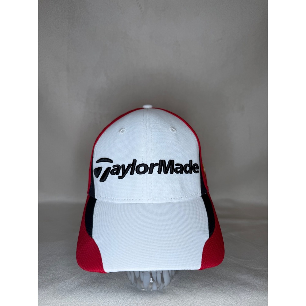 TaylorMade R9 Penta TP Golf Hat ClimaGear Red White Black One Size Vintage